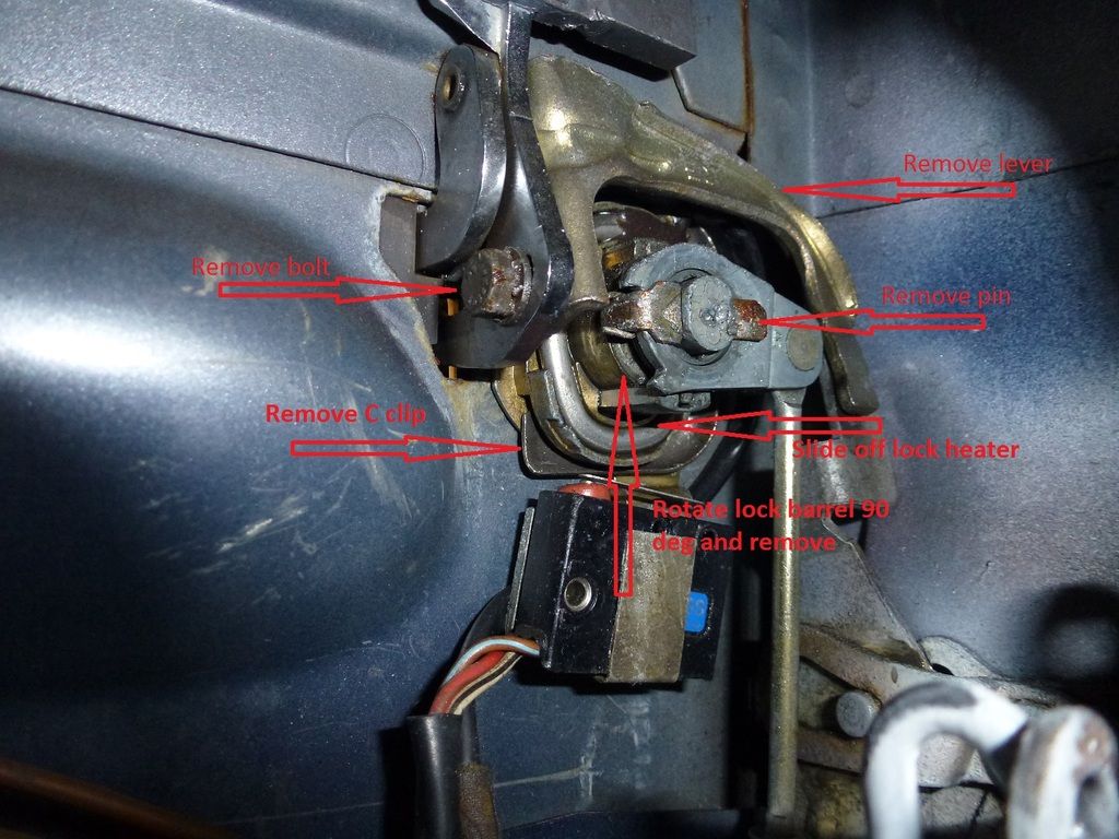 Exterior door handle removal